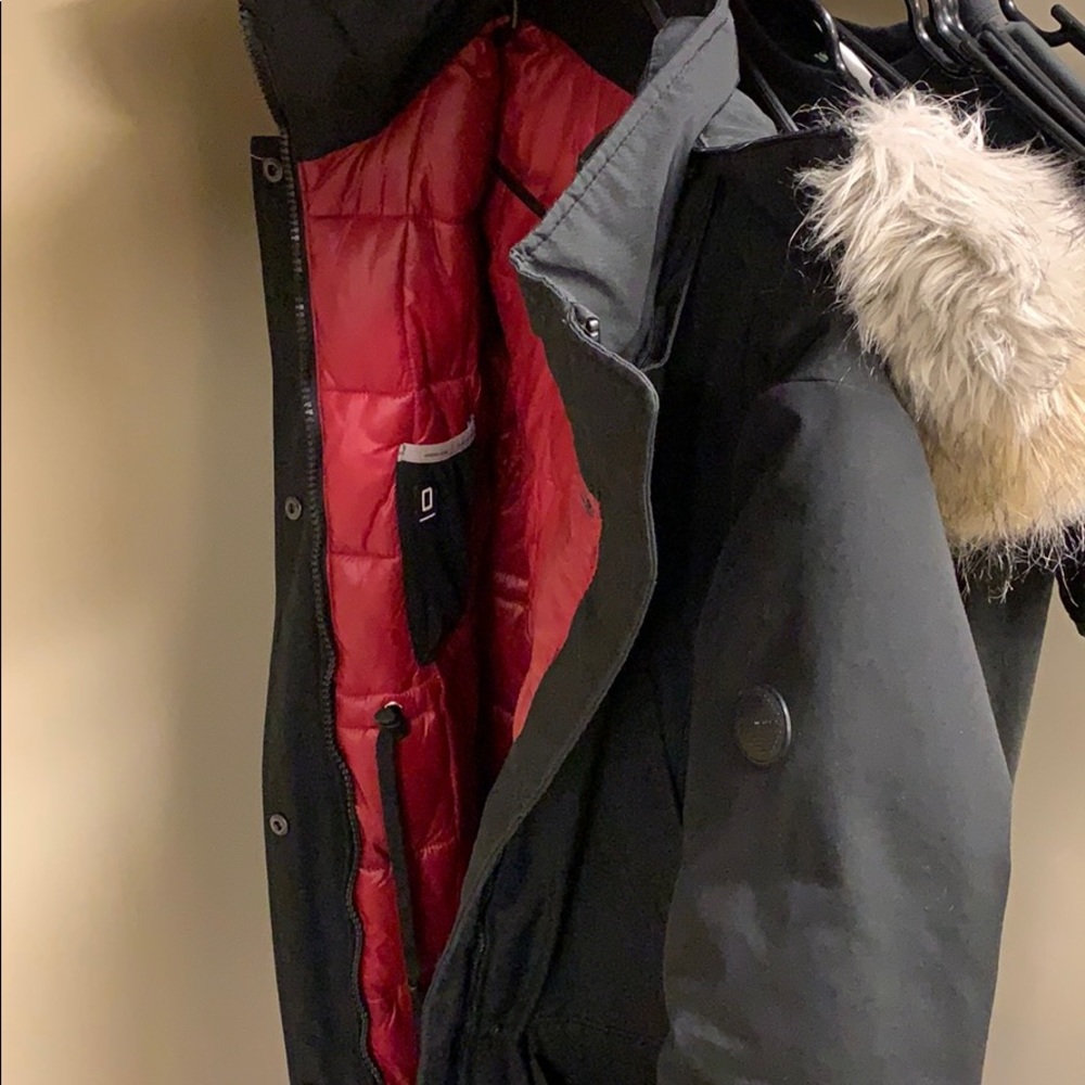 Men’s Coat with Fur hood